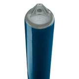 Catalina Blue boat fender with Grey-Top, Polyform F-4 angled shot