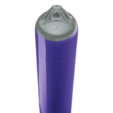 Purple boat fender with Grey-Top, Polyform F-4 angled shot