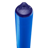 Blue boat fender with Navy-Top, Polyform F-4 angled shot