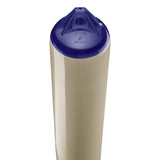 Sand boat fender with Navy-Top, Polyform F-4 angled shot