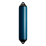 Catalina Blue boat fender with Black-Top, Polyform F-4