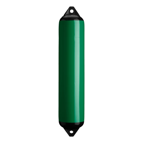 Forest Green boat fender with Black-Top, Polyform F-4