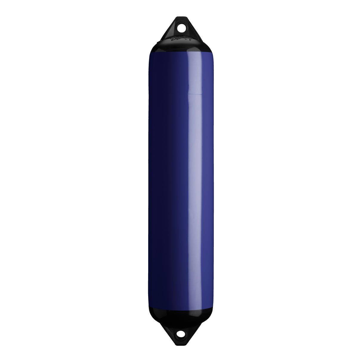 Navy Blue boat fender with Black-Top, Polyform F-4