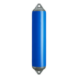 Blue boat fender with Grey-Top, Polyform F-4