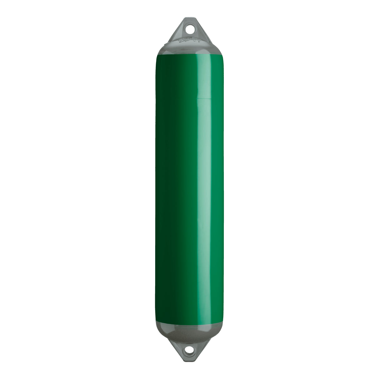 Forest Green boat fender with Grey-Top, Polyform F-4