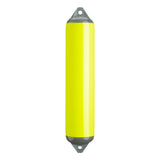 Saturn Yellow boat fender with Grey-Top, Polyform F-4