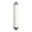 White boat fender with Grey-Top, Polyform F-4