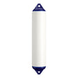 White boat fender with Navy-Top, Polyform F-4 