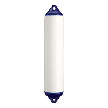 White boat fender with Navy-Top, Polyform F-4 