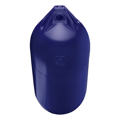 Navy Blue boat fender with Navy-Top, Polyform F-5 angled shot
