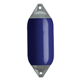 Navy Blue boat fender with Grey-Top, Polyform F-5