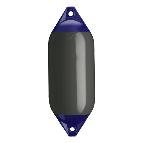 Graphite boat fender with Navy-Top, Polyform F-5 