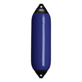 Navy Blue boat fender with Black-Top, Polyform F-6