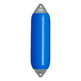 Blue boat fender with Grey-Top, Polyform F-6