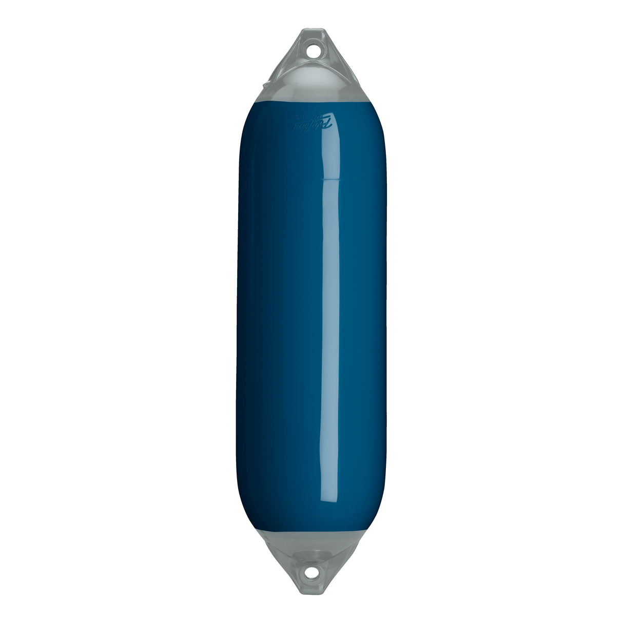 Catalina Blue boat fender with Grey-Top, Polyform F-6