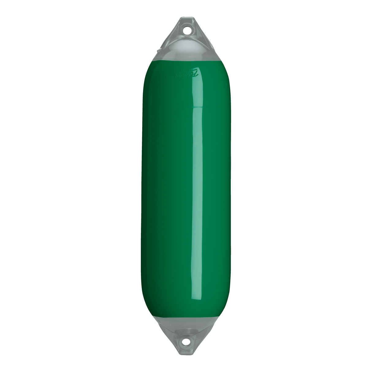 Forest Green boat fender with Grey-Top, Polyform F-6