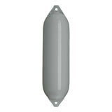Grey boat fender with Grey-Top, Polyform F-6