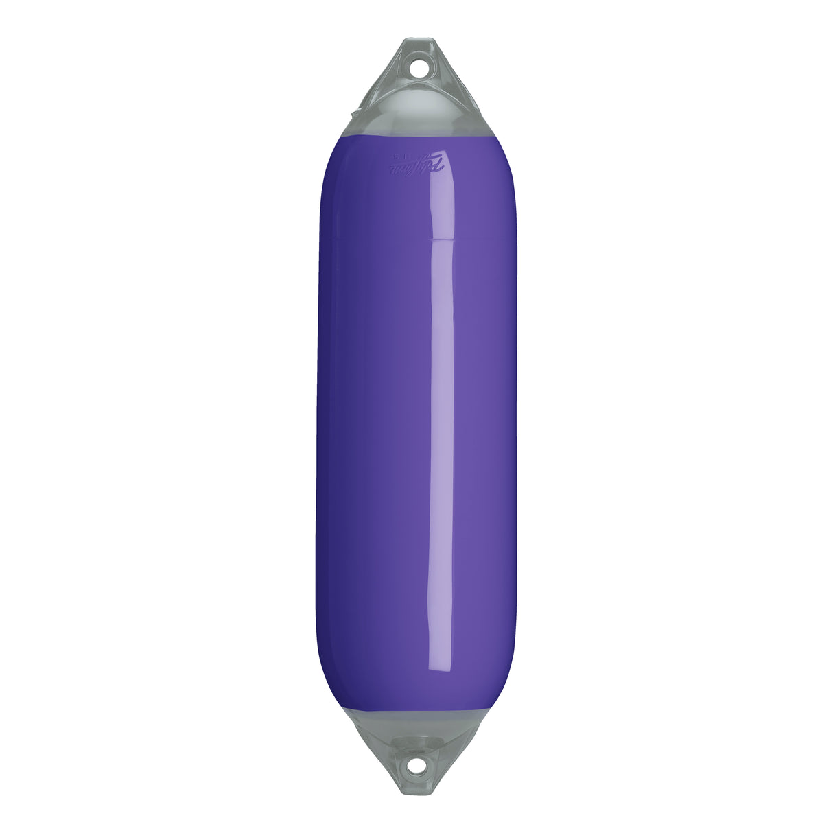 Purple boat fender with Grey-Top, Polyform F-6