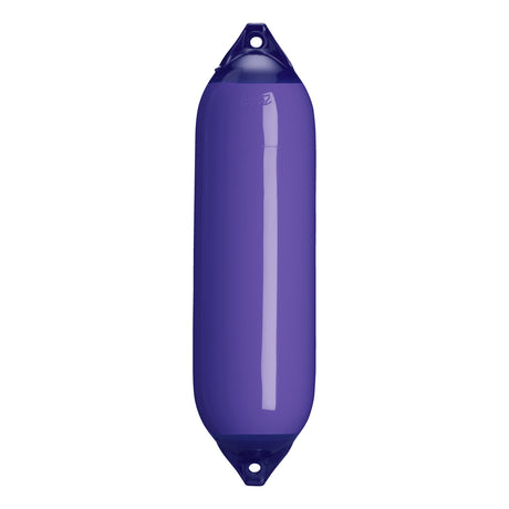 Purple boat fender with Navy-Top, Polyform F-6 