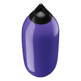Purple boat fender with Black-Top, Polyform F-7 angled shot