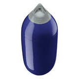 Navy Blue boat fender with Grey-Top, Polyform F-7 angled shot
