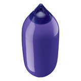 Purple boat fender with Navy-Top, Polyform F-7 angled shot