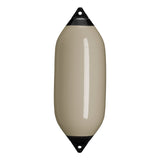 Sand boat fender with Black-Top, Polyform F-7