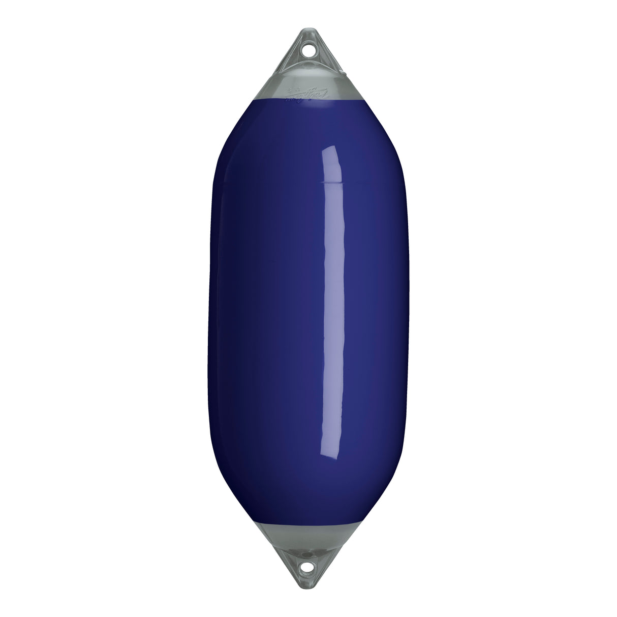 Navy Blue boat fender with Grey-Top, Polyform F-7