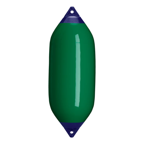 Forest Green boat fender with Navy-Top, Polyform F-7 