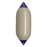 Sand boat fender with Navy-Top, Polyform F-7 