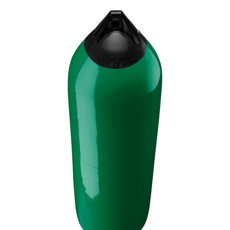 Forest Green boat fender with Navy-Top, Polyform F-8 angled shot
