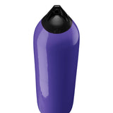 Purple boat fender with Navy-Top, Polyform F-8 angled shot