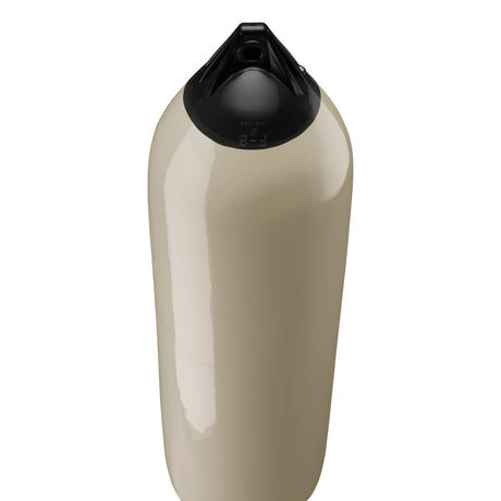 Sand boat fender with Navy-Top, Polyform F-8 angled shot