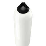 White boat fender with Navy-Top, Polyform F-8 angled shot