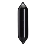 Black boat fender with Navy-Top, Polyform F-8