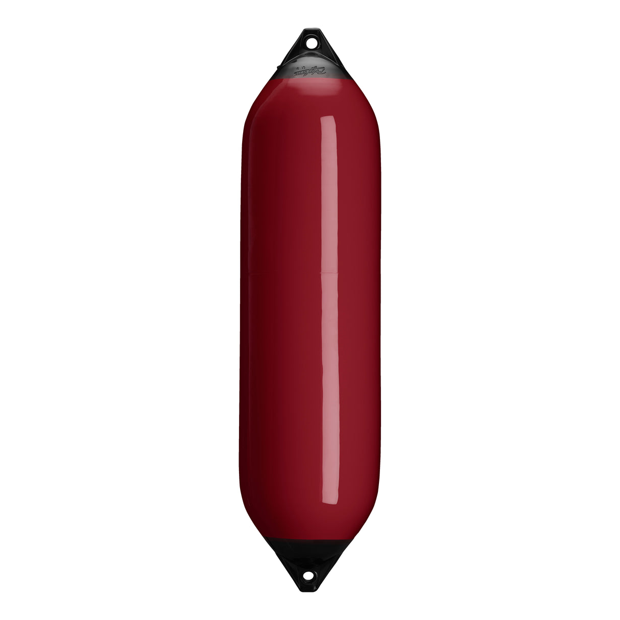 Burgundy boat fender with Navy-Top, Polyform F-8