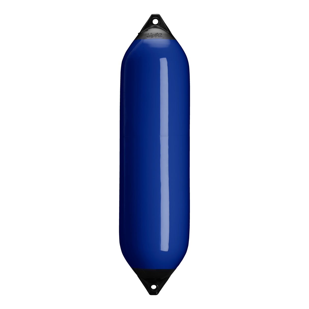 Cobalt Blue boat fender with Navy-Top, Polyform F-8