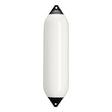 White boat fender with Navy-Top, Polyform F-8