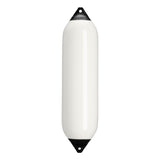 White boat fender with Navy-Top, Polyform F-8