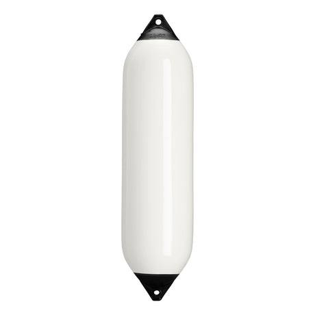 White boat fender with Navy-Top, Polyform F-8