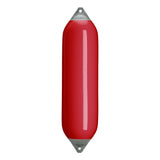 Classic Red boat fender with Grey-Top, Polyform F-8