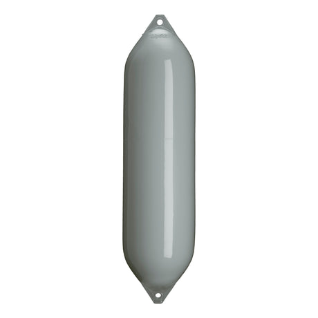 Grey boat fender with Grey-Top, Polyform F-8