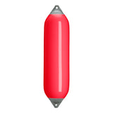 Red boat fender with Grey-Top, Polyform F-8