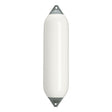 White boat fender with Grey-Top, Polyform F-8
