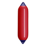 Classic Red boat fender with Navy-Top, Polyform F-8 