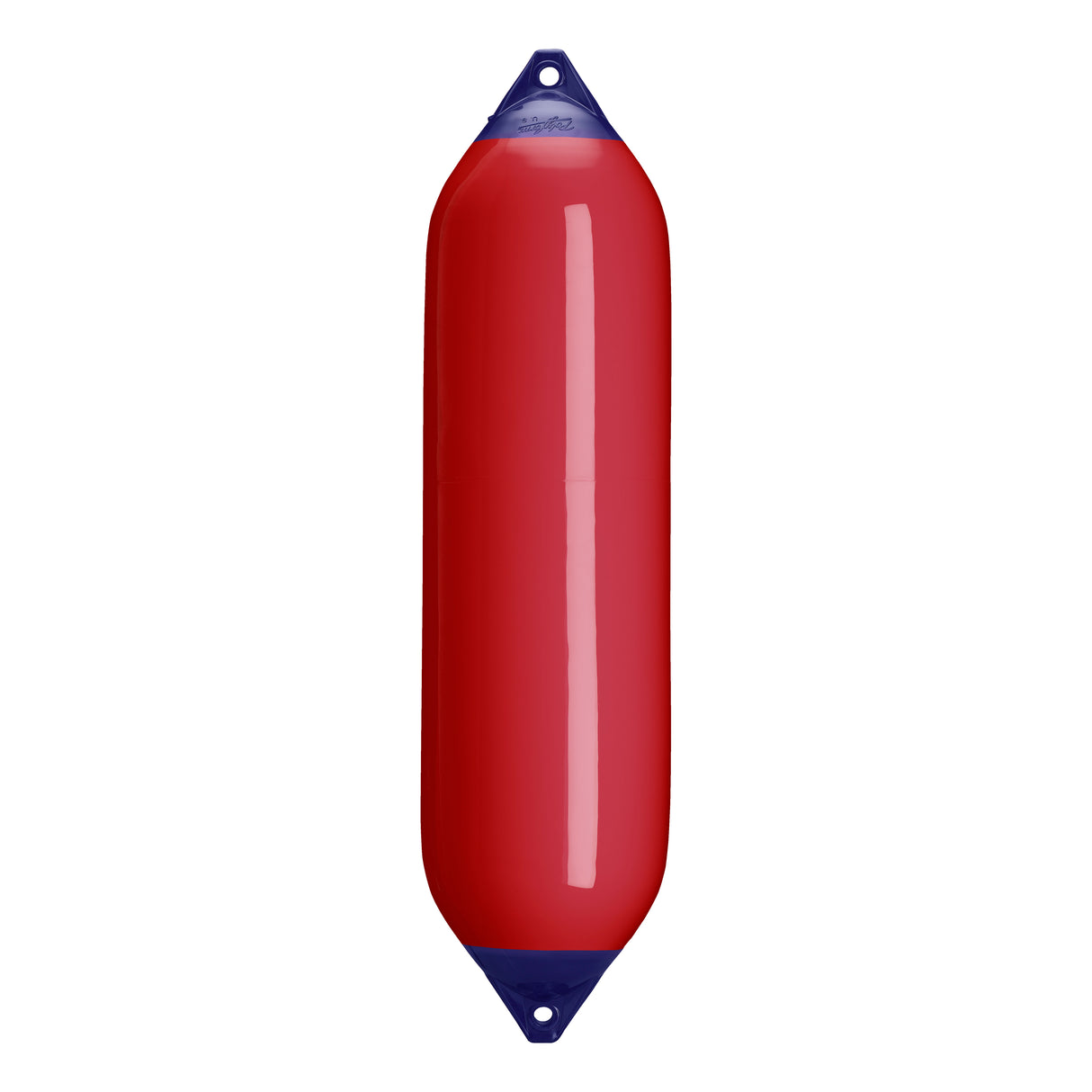 Classic Red boat fender with Navy-Top, Polyform F-8 