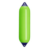 Lime boat fender with Navy-Top, Polyform F-8 