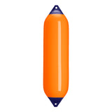Orange boat fender with Navy-Top, Polyform F-8 