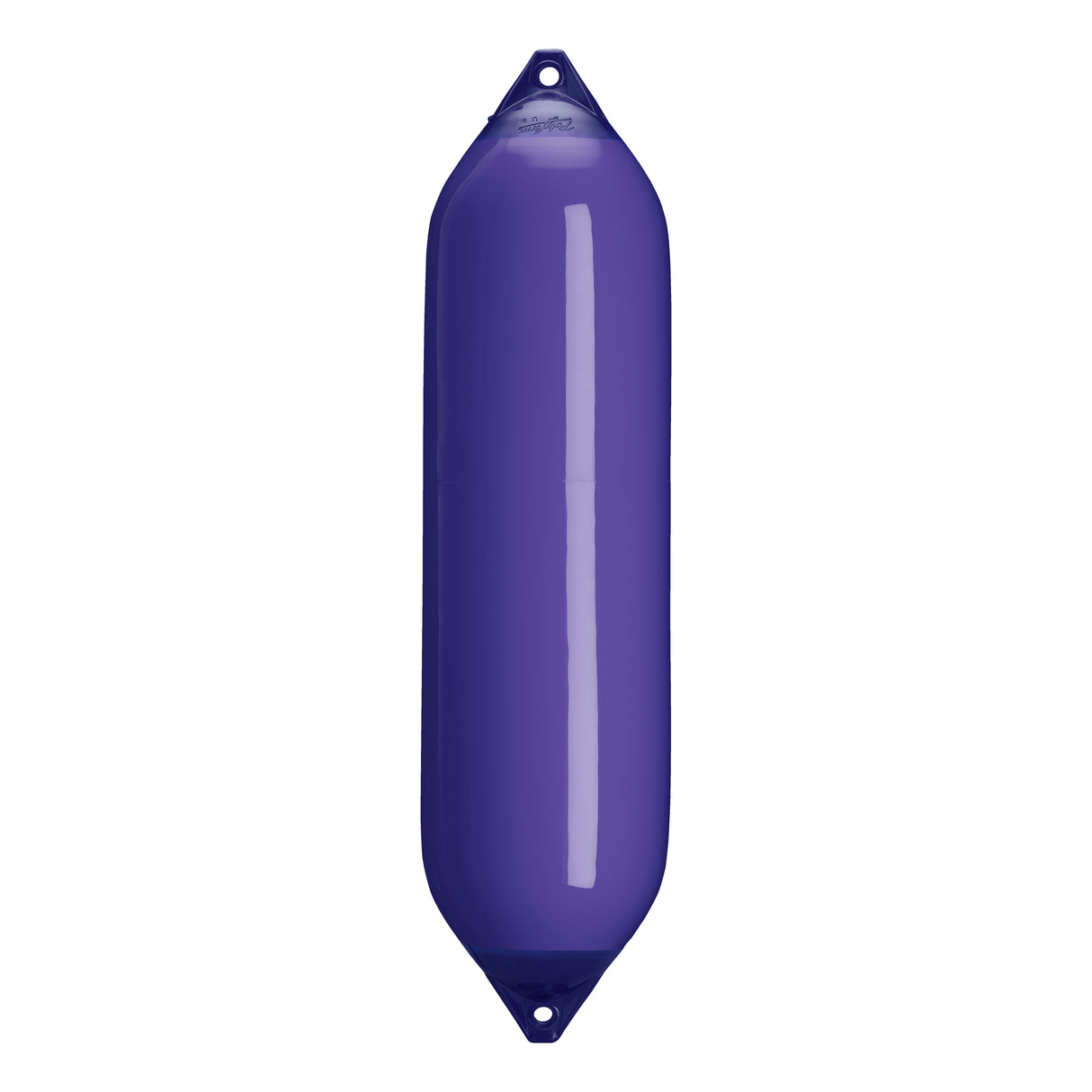 Purple boat fender with Navy-Top, Polyform F-8 