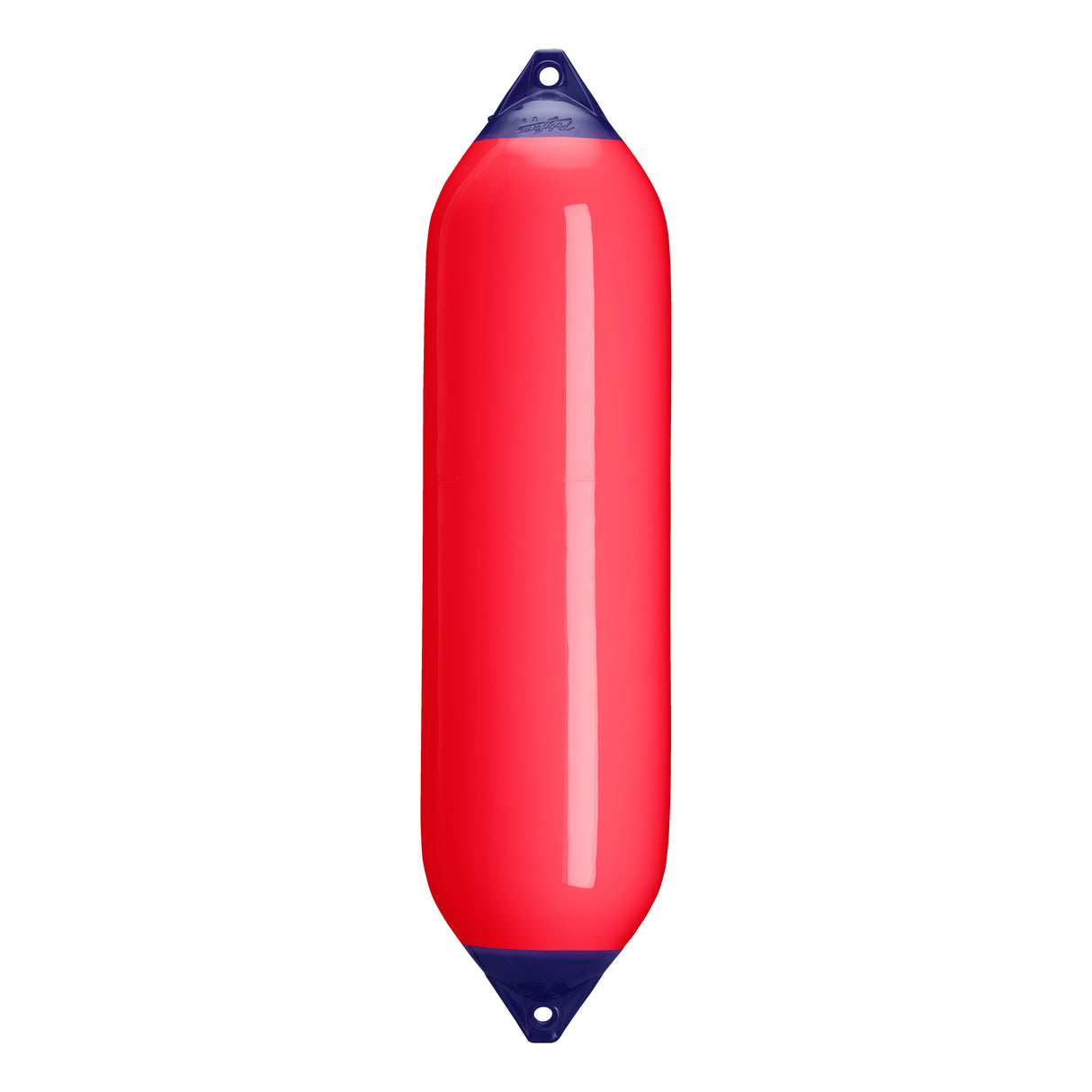 Red boat fender with Navy-Top, Polyform F-8 